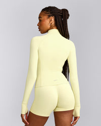 SoftMotion™ Jacket with Gray Logo | Pastel Yellow