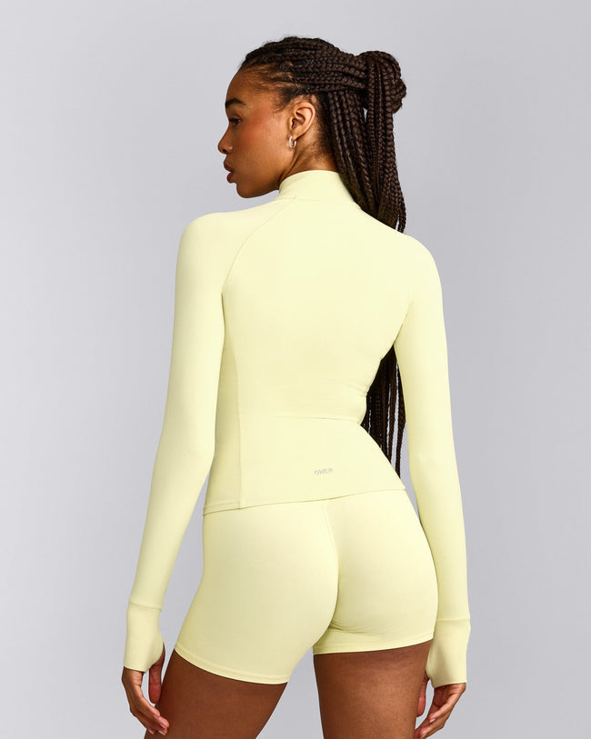 SoftMotion™ Jacket with Gray Logo | Pastel Yellow