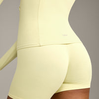 SoftMotion™ Jacket with Gray Logo | Pastel Yellow