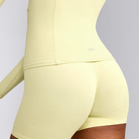 SoftMotion™ Jacket with Gray Logo | Pastel Yellow