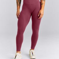 EnhanceLift™ Seamless High Rise Leggings New Branding | Burnt Maroon Red