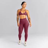 EnhanceLift™ Seamless High Rise Leggings | Burnt Maroon Red