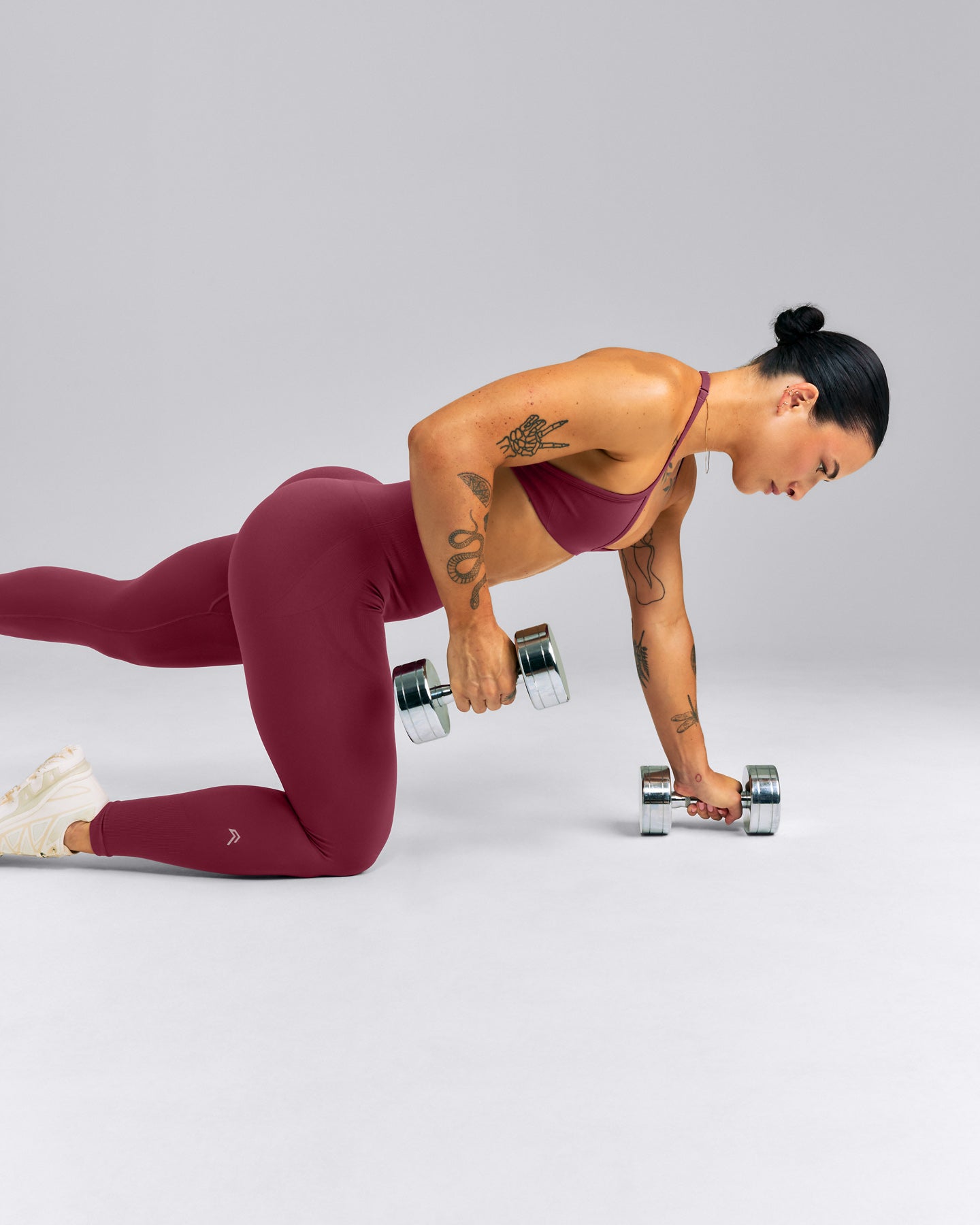 EnhanceLift™ Seamless High Rise Leggings New Branding | Burnt Maroon Red