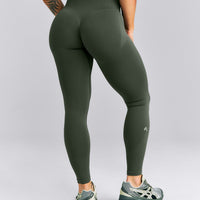 EnhanceLift™ Seamless High Rise Leggings New Branding | Dark Khaki