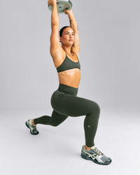 EnhanceLift™ Seamless High Rise Leggings New Branding | Dark Khaki