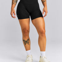 EnhanceLift™ Seamless High Rise Shorts New Branding | Black