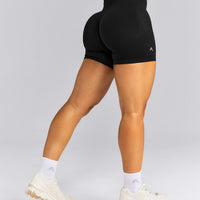 EnhanceLift™ Seamless High Rise Shorts New Branding | Black
