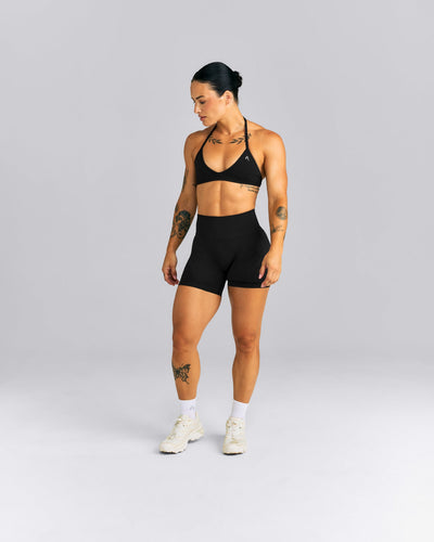 EnhanceLift™ Seamless High Rise Shorts New Branding | Black