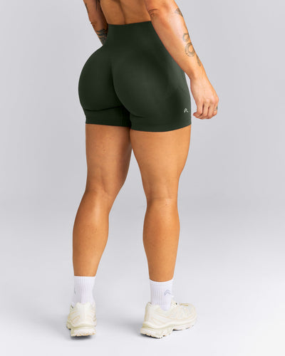 EnhanceLift™ Seamless High Rise Shorts New Branding | Dark Khaki