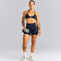 EnhanceLift™ Seamless High Rise Shorts New Branding | True Blue