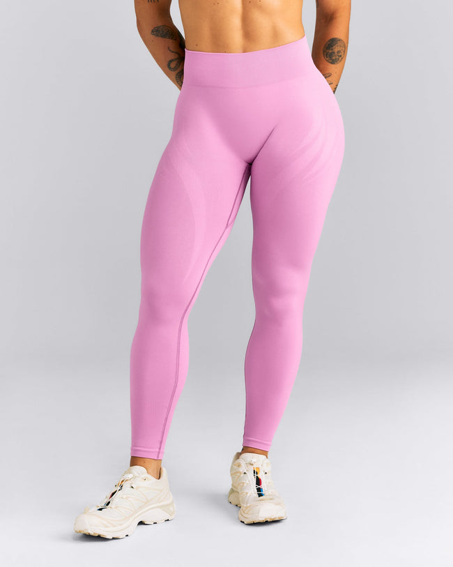 EnhanceLift™ Seamless Mid Rise Leggings New Branding | Rose Pink