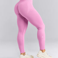EnhanceLift™ Seamless Mid Rise Leggings New Branding | Rose Pink