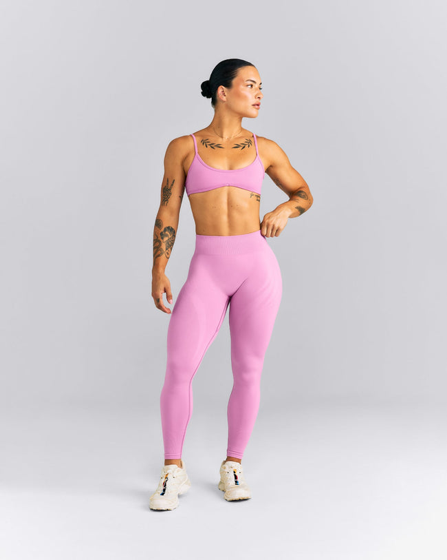 EnhanceLift™ Seamless Mid Rise Leggings New Branding | Rose Pink