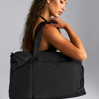 Nylon Gym Holdall | Black
