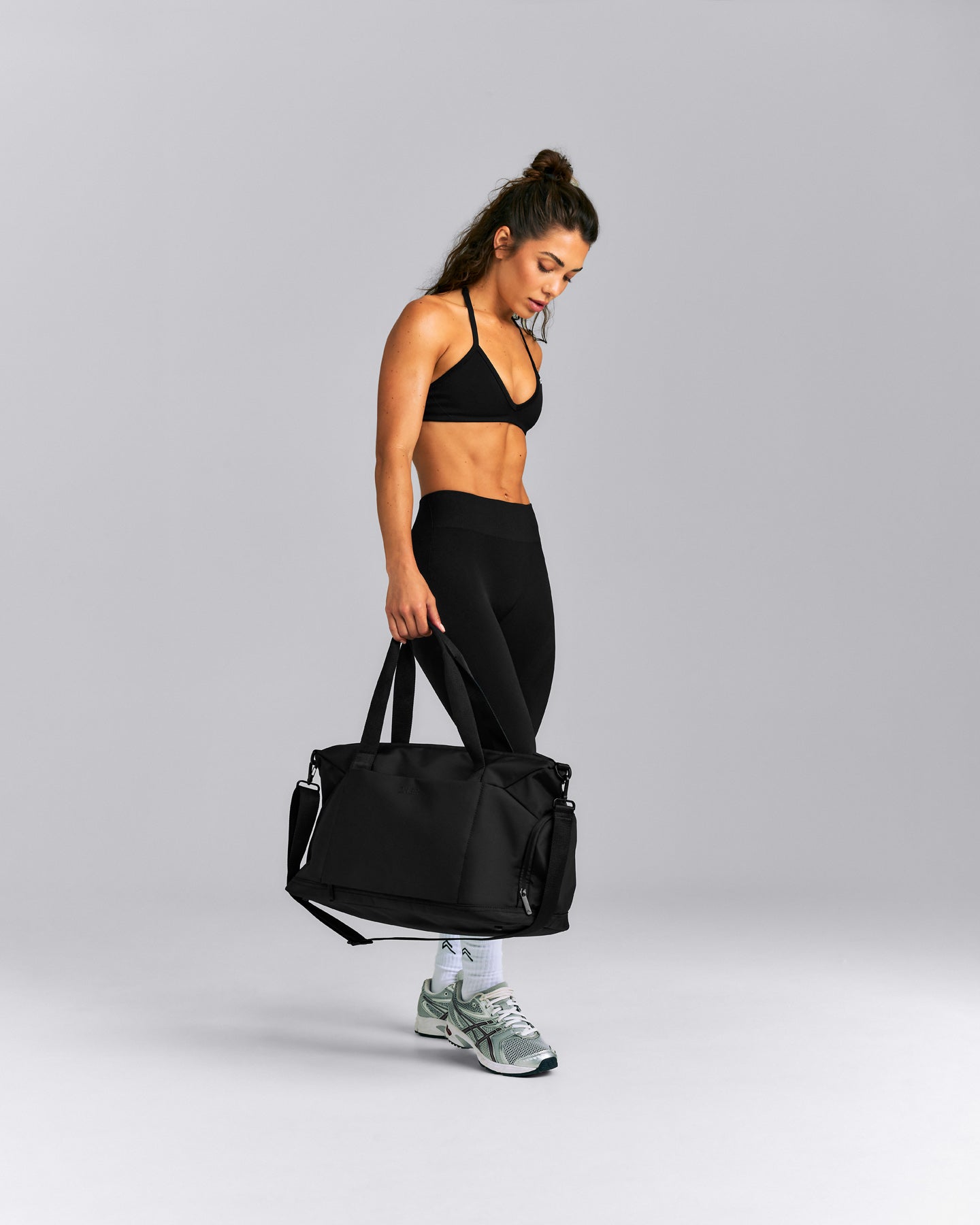 Nylon Gym Holdall | Black