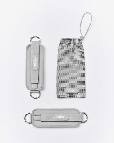 Ankle Straps New Branding | Platinum Gray