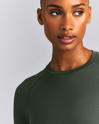 Oner Seamless Fitted Long Sleeve Top New Branding | Dark Khaki
