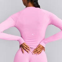Oner Seamless Fitted Long Sleeve Top New Branding | Rose Pink