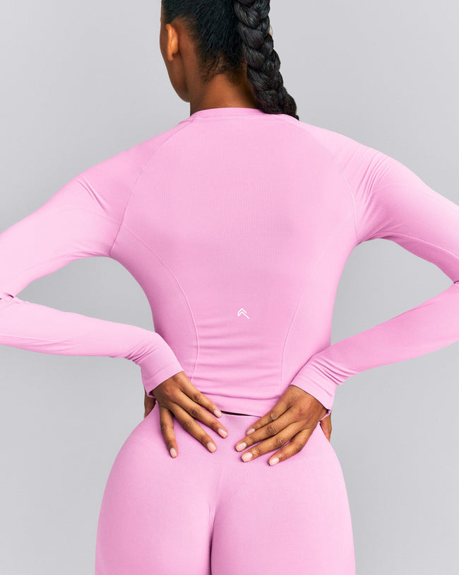 Oner Seamless Fitted Long Sleeve Top New Branding | Rose Pink
