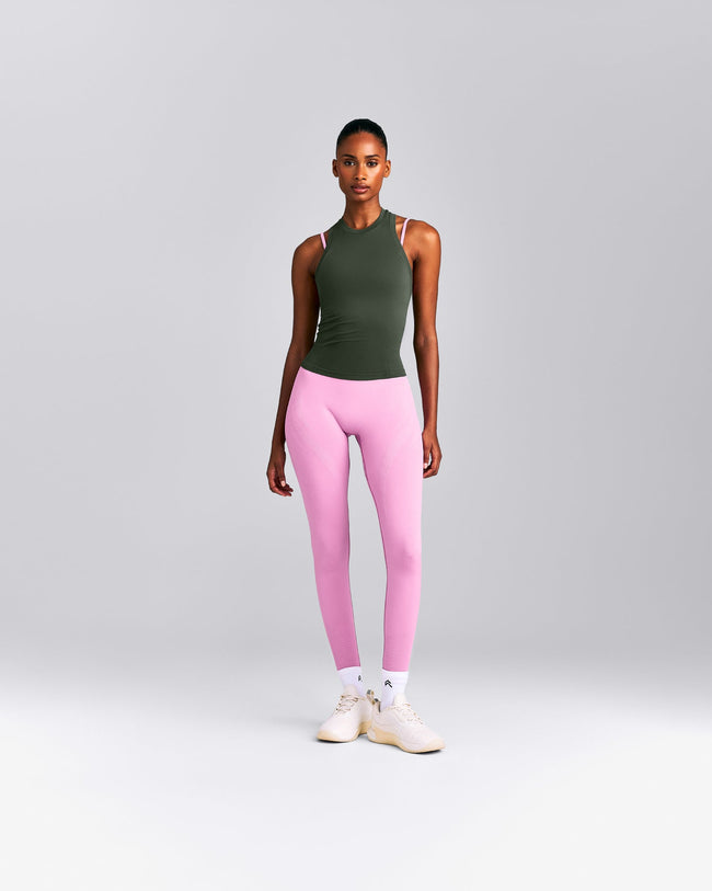 Oner Seamless Fitted Tank Top New Branding | Dark Khaki