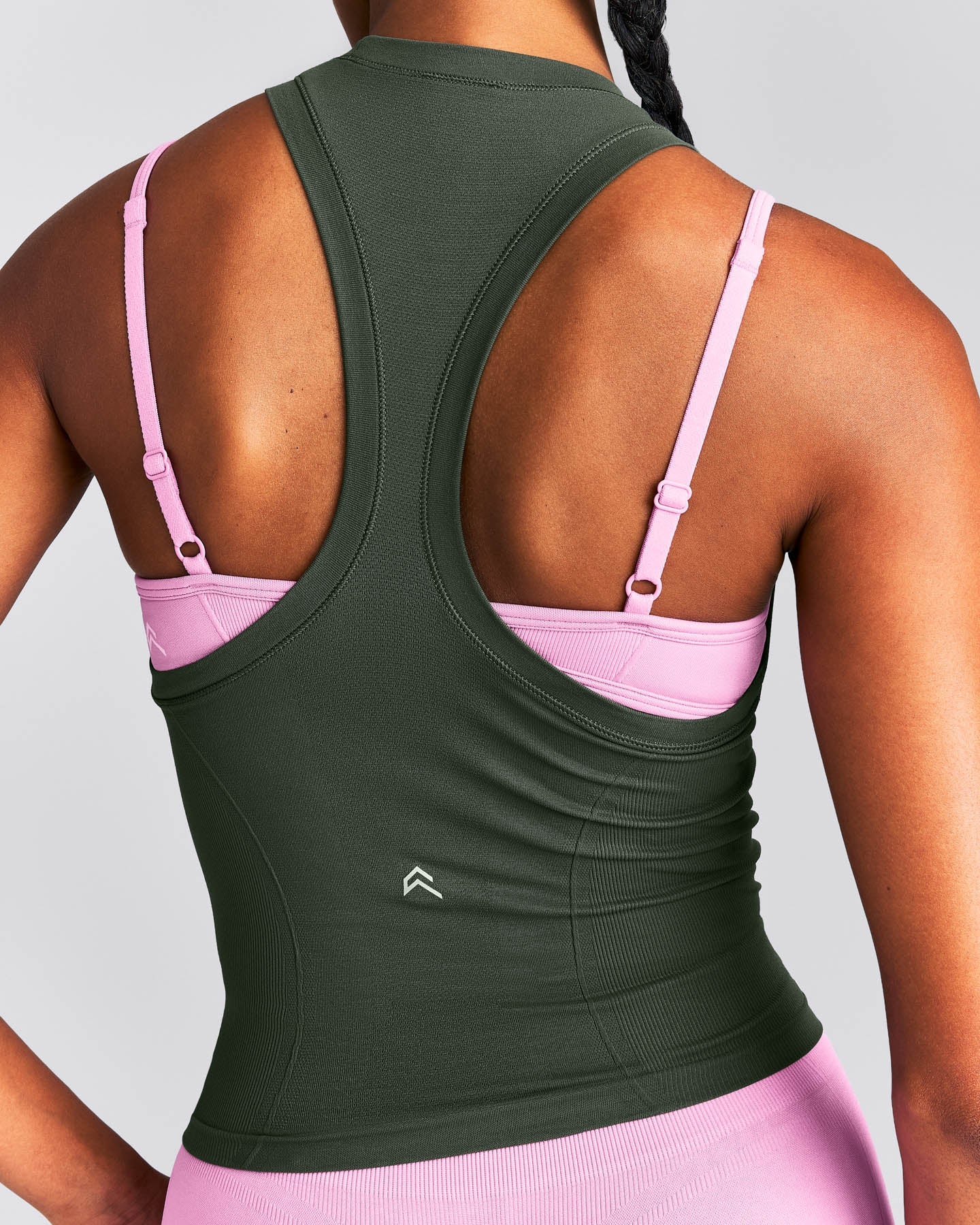 Oner Seamless Fitted Tank Top New Branding | Dark Khaki
