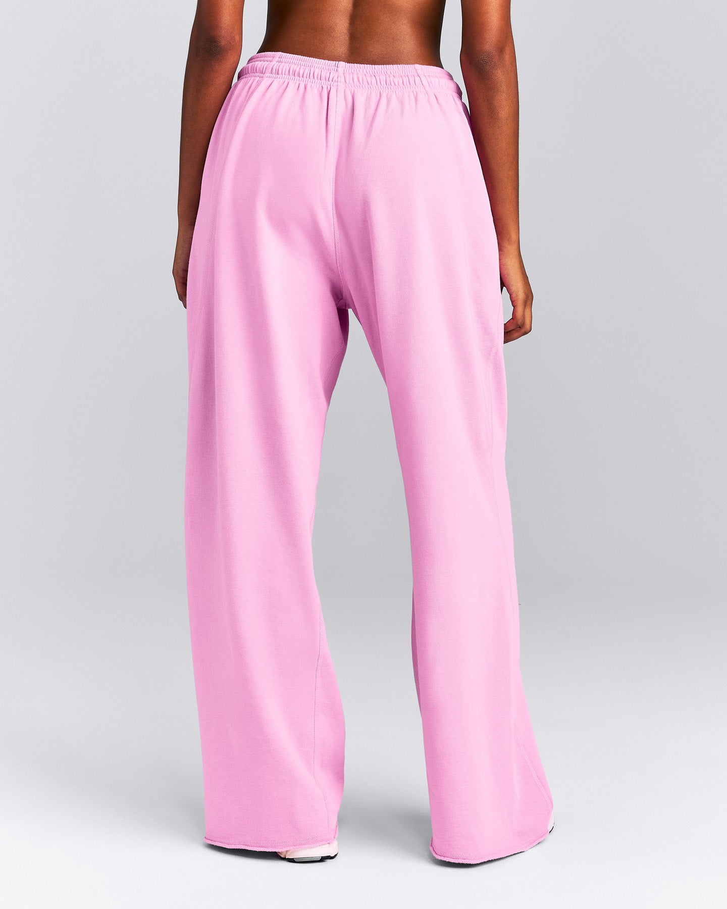 Cotton Vintage Lounge Wide Leg Sweatpants | Rose Pink