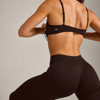 EnhanceLift™ Seamless Leggings with Gray Logo | 70% Cocoa