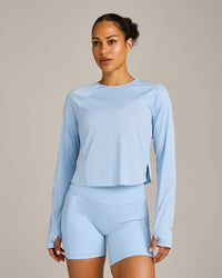 PrecisionMove™ Long Sleeve Top | Powdered Blue
