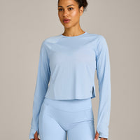 PrecisionMove™ Long Sleeve Top | Powdered Blue