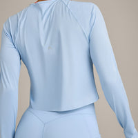 PrecisionMove™ Long Sleeve Top | Powdered Blue