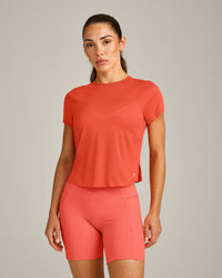 PrecisionMove™ Short Sleeve Top | Coral