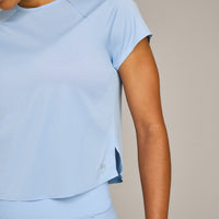 PrecisionMove™ Short Sleeve Top | Powdered Blue
