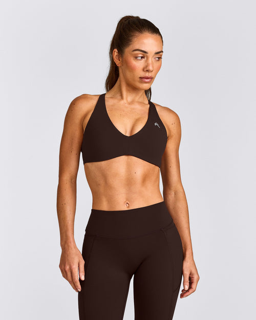 UnifiedMove™ Cross Back Sports Bra | 70% Cocoa