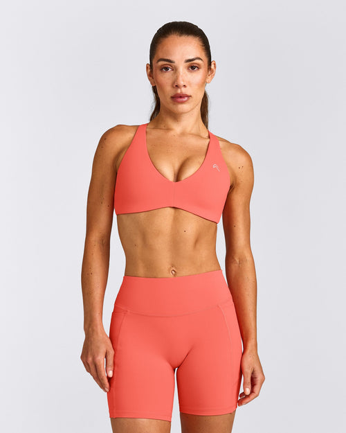 UnifiedMove™ Cross Back Sports Bra | Light Charged Coral