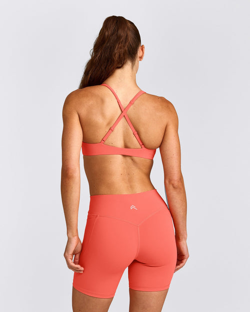 UnifiedMove™ Cross Back Sports Bra | Light Charged Coral