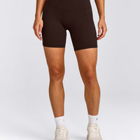 UnifiedMove™ Pocket Shorts 6" with Bonding with Reflective Logo | 70% Cocoa