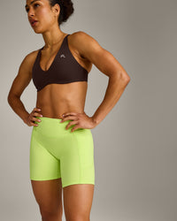 UnifiedMove™ Pocket Shorts 6" with Bonding with Reflective Logo | Citrus Green