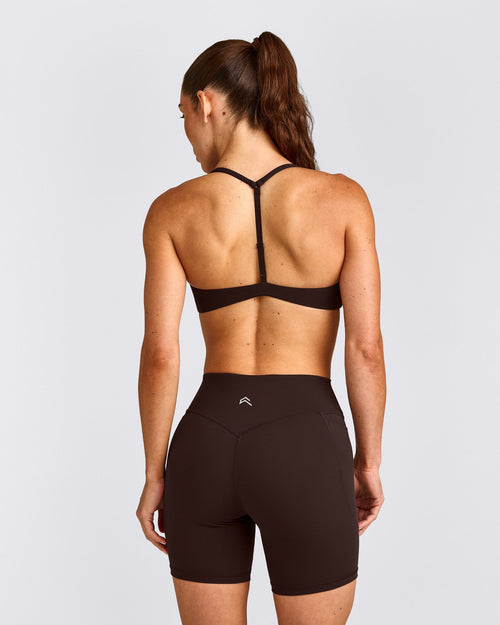 UnifiedMove™ T Back Minimal Bralette | 70% Cocoa
