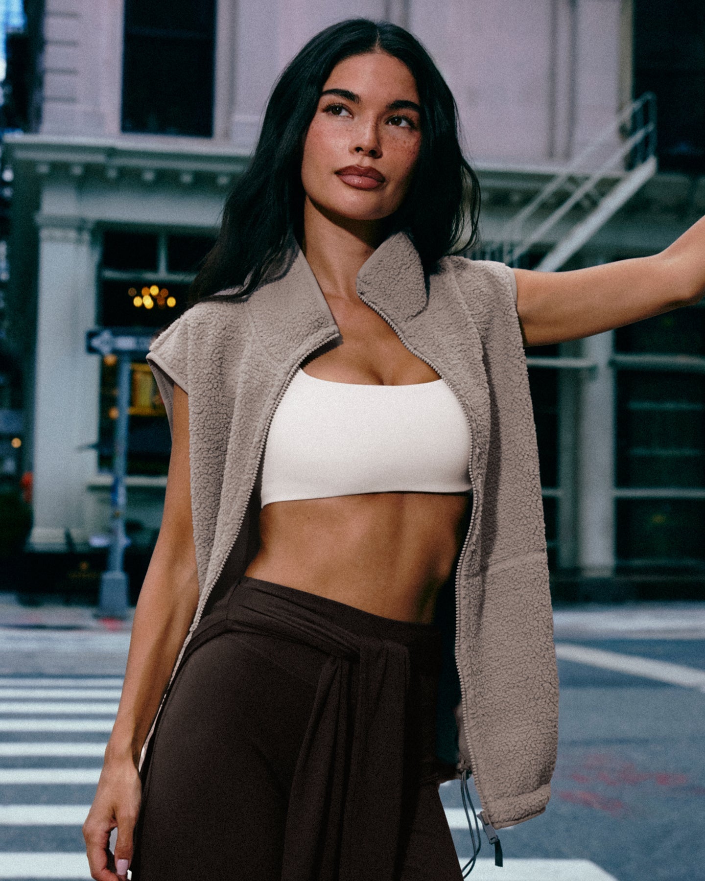 Sherpa Vest | Warm Sand