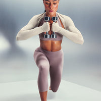 SoftMotion™ 3/4 Length Leggings New Branding | Dusty Purple