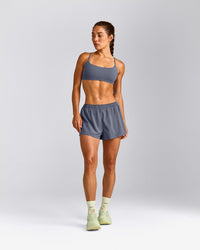 EasyLift™ Strappy Sports Bra | Dark Granite Blue