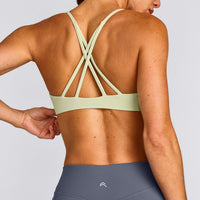 EasyLift™ Strappy Sports Bra New Branding | Meadow Mist Green