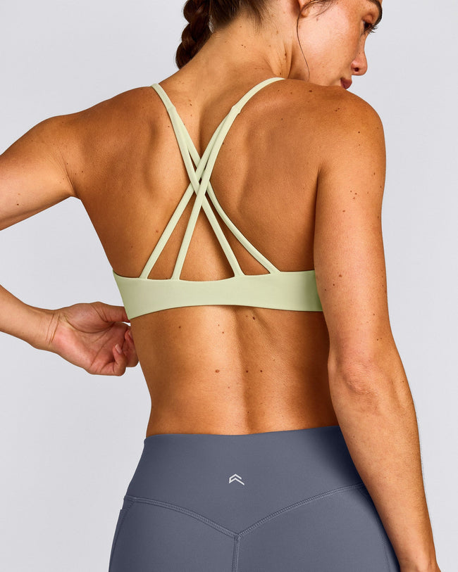 EasyLift™ Strappy Sports Bra New Branding | Meadow Mist Green