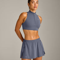 EasyLift™ Zip High Neck Sports Bra New Branding | Dark Granite Blue
