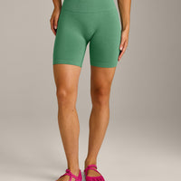 EffortlessLift™ Seamless High Rise Shorts New Branding | Frosted Emerald