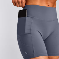 UnifiedMove™ Pocket Shorts 6" with Bonding New Branding | Granite Blue