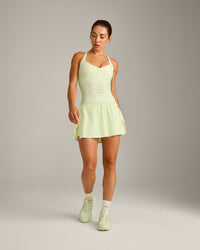UnifiedMove™ T Back Mid Tank Top with Built in Bra Shelf New Branding | Meadow Mist Green