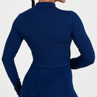 Timeless Crop Jacket | Midnight