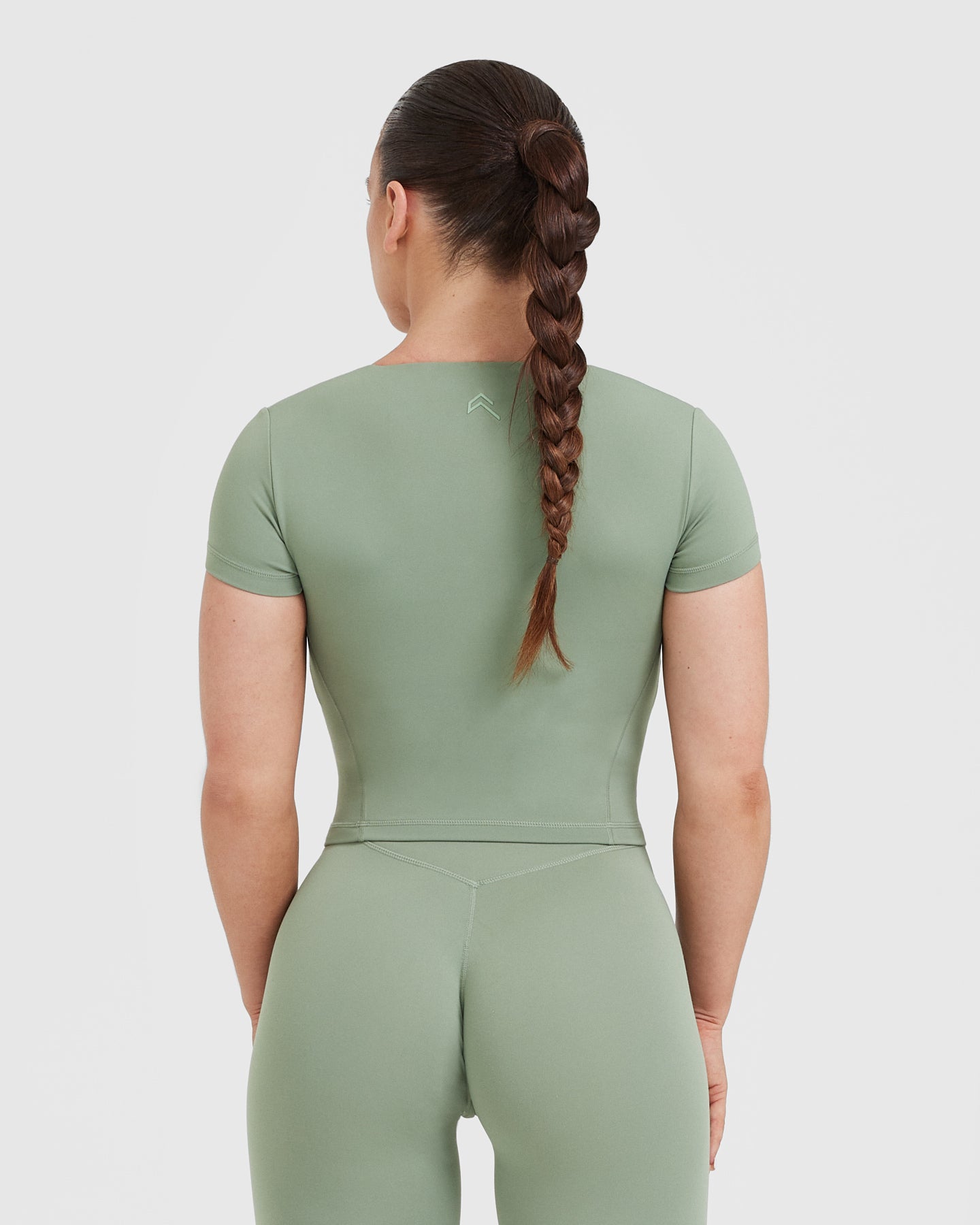 Timeless Crop Short Sleeve Tee | Sage