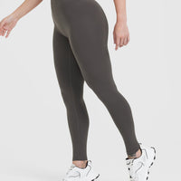 Timeless High Waisted Leggings | Deep Taupe